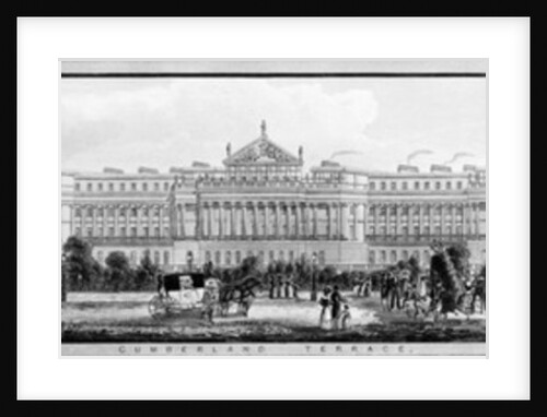 The Cumberland Terrace, 1831 by English School