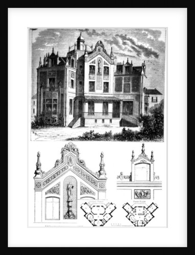 House in Avenue Road, Regent's Park, designed by Hector Horeau, 1859 by English School