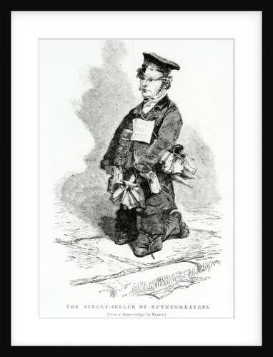 The Street Seller of Nutmeg-graters, c.1840 by English School