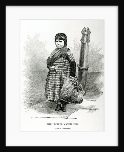 The Lucifer Match Girl, c.1840 by English School
