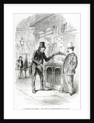 Garret-Master, or Cheap Furniture Maker, c.1840 by English School