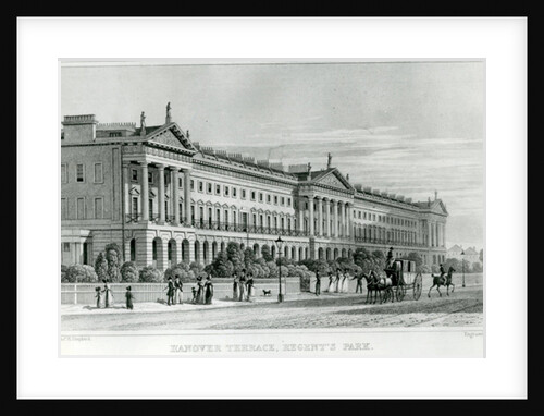 Hanover Terrace, Regent's Park, London by Thomas Hosmer Shepherd