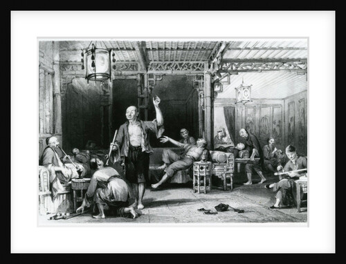 Chinese Opium Smokers, 1843 by Thomas (after) Allom