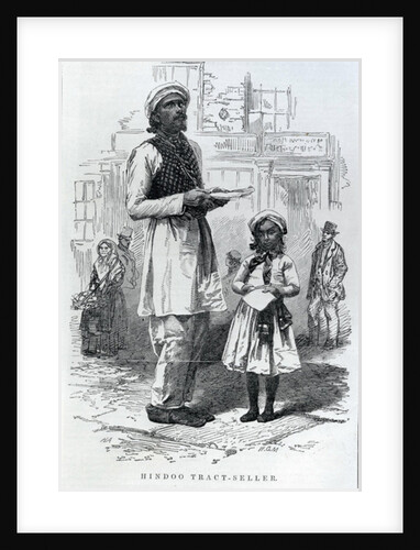 Hindoo Tract-Seller by English School