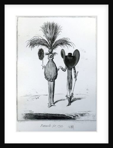 Parasols, for 1795 by James Gillray