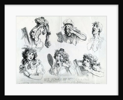 Six Stages of Mending a Face, 1792 by Thomas Rowlandson