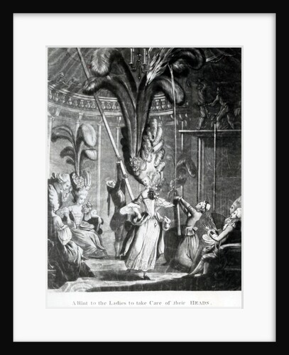 A Hint to the Ladies to take care of their Heads by Samuel Hieronymous Grimm