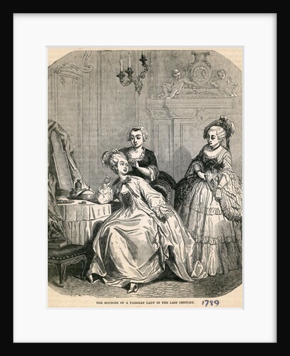 The Boudoir of a Parisian Lady in the Last Century, 1789 by English School