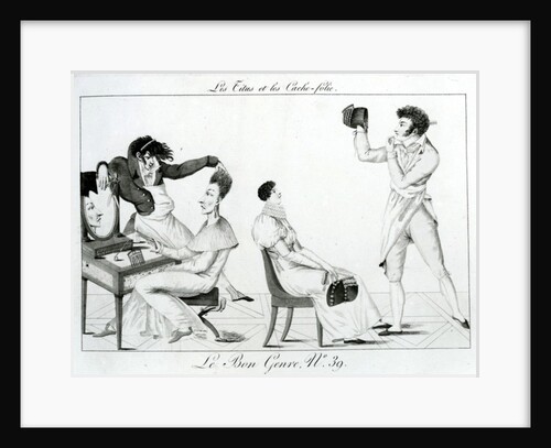 Le Bon Genre - Les Titus et les caches-folie, 1812 by French School