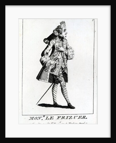 Mons. Le Frizuer, 1771 by English School