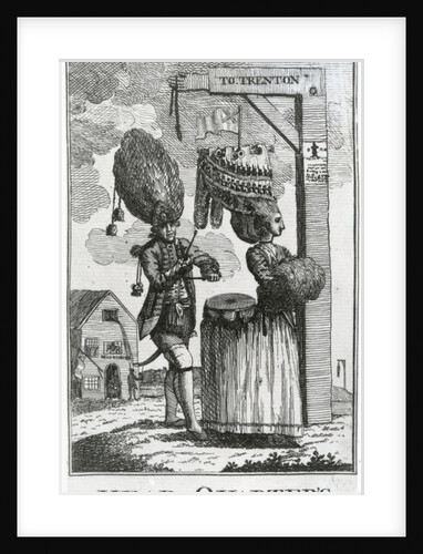 Head Quarter's, 1777 by English School