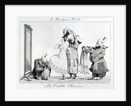 Le Bon Genre - La Toilette Chinoise, 1813 by French School