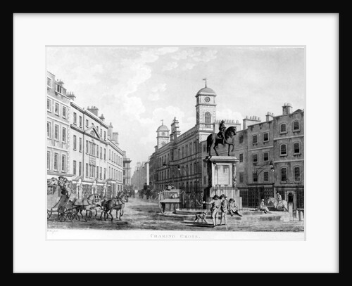 View in Charing Cross towards Northumberland House, 1795 by English School