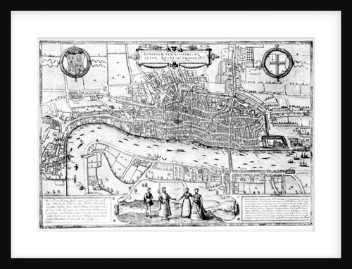 Londinium Feracissimi Angliae Regni Metropolis, illustration taken from 'London in the time of the Tudors' by Sir Walker Besant, 1904 by English School