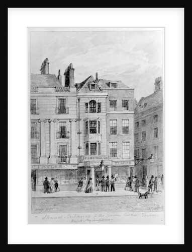 Old Entrance to the Crown and Anchor Tavern,1851 by English School