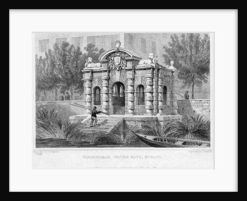 Buckingham Water Gate, Strand, 1830 by English School