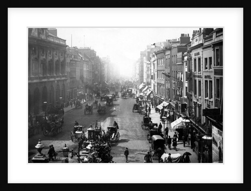 Looking West down the Strand, c.1890 by English Photographer