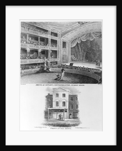 Astley's Arena and Amphitheatre by English School