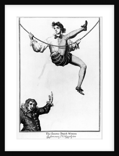 Bartholomew Fair, London: The famous Dutch woman by English School
