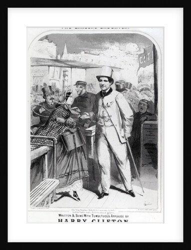 Isabella the Barber's Daughter, advert for the music of Harry Clifton, 1865 by English School