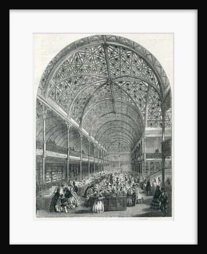 The London Crystal Palace, Regent Circus, Oxford Street, 1858 by English School