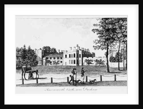 Ravensworth Castle near Durham, 19th Century by French School