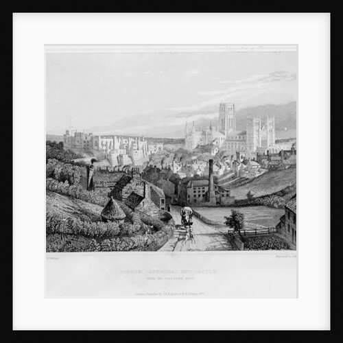 Durham Cathedral and Castle from Newcastle Road, 1841 by English School