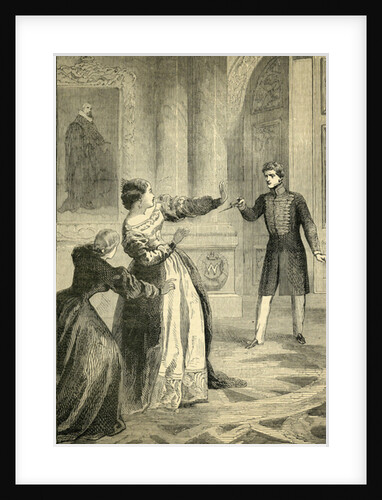 Attack of Don Miguel on his Sister by English School