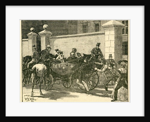 Robert Pate's Striking the Queen outside Cambridge House by English School