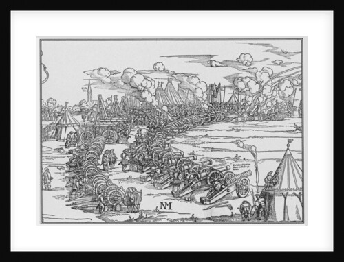The Artillery Park of Charles Quint, 1530 by French School
