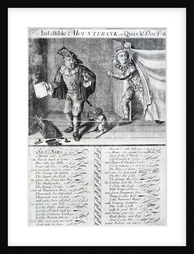 The Infallible Mountebank or Quack Doctor, 1688-1705 by Marcellus the Elder Laroon