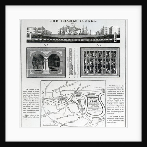 The Thames Tunnel by English School