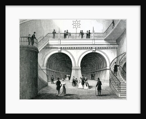 The Thames tunnel by English School