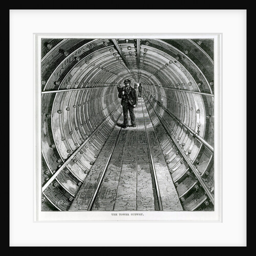 The Tower Subway, 1870 by (after) English School