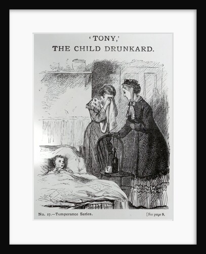 Tony, the child drunkard, c.1860 by English School