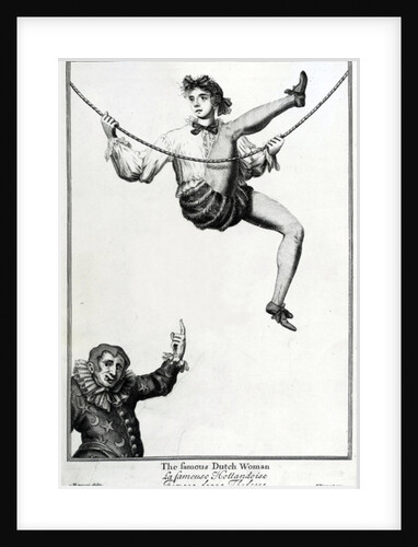 Bartholomew Fair, London: The famous Dutch woman by Marcellus the Elder Laroon