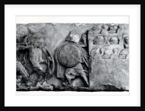 Section of the Frieze of The Nereid Monument at Xanthus, circa 4th Century BC by Greek school