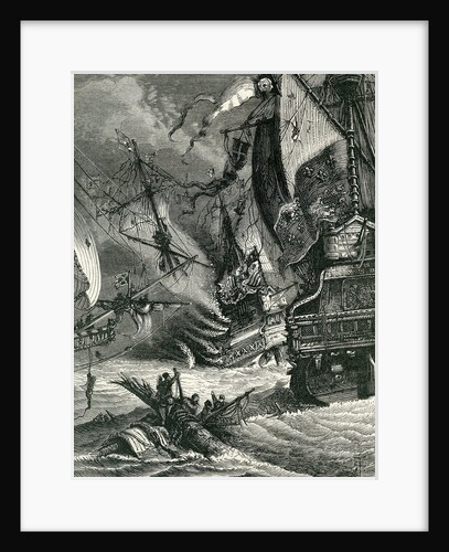 Destruction of the Spanish Armada, 1865 by English School
