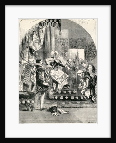 The Dismission of the Earl of Murray and the Abbot of Kilwinning by Elizabeth, 1865 by English School