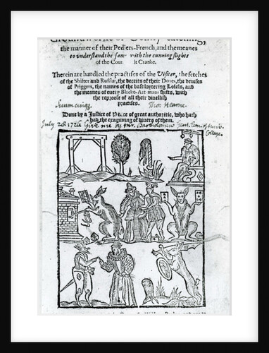 Illustration of the 'Groundworke of Conny-catching' , 1592 by English School