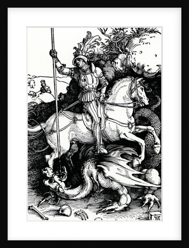St. George and the Dragon, 1504 by Albrecht Dürer or Duerer