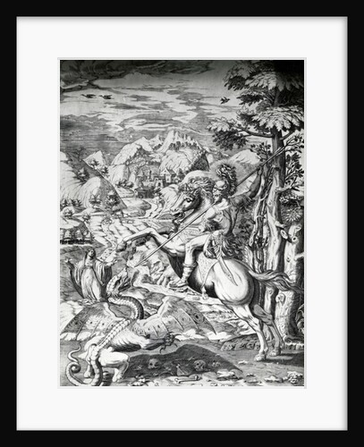 Saint George and the Dragon, 16th Century by Dutch School