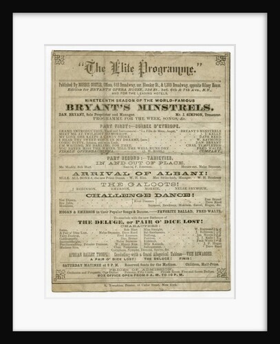 The Elite Programme for Bryant's Opera House by American School