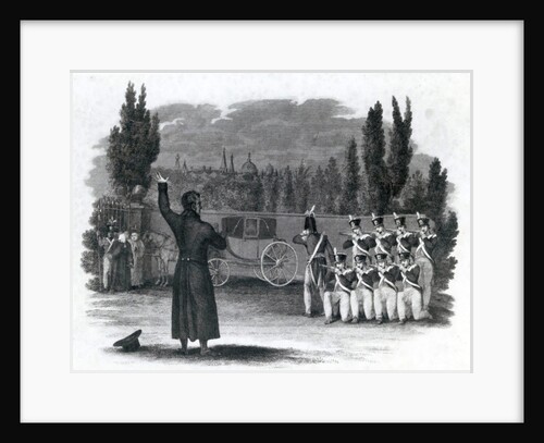 Marshal Ney shot himself giving the word of command by English School