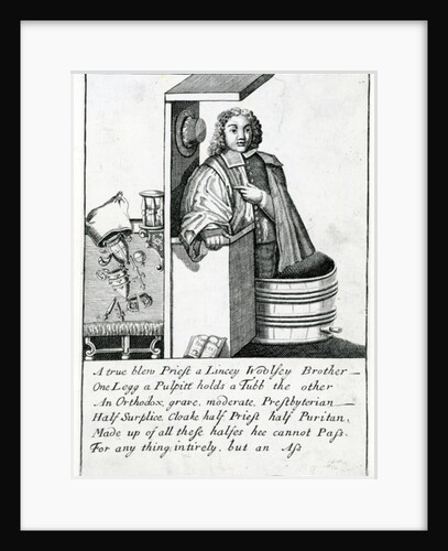 Pulpit Satire, 1689 by English School