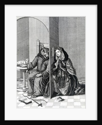 Converte Angliam, or It is a foolish Sheep that makes the Wolf her Confessor, 19th Century by English School