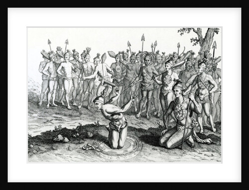 A King of Florida consulting his Magician previous to going to Battle by English School