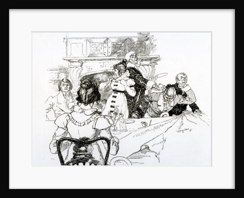 Scene from 'Headlong Hall' by Thomas Loue Peacock, 1815 by Anonymous