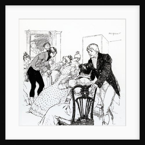Scene from 'Headlong Hall' by Thomas Loue Peacock, 1815 by Anonymous