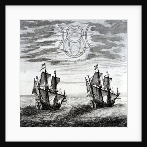 The Sun, Phenomena seen by by Willem Barentsz on exploration of Nova Zemblya from Atlas maior by Joan Blaeu, 1662 by Anonymous